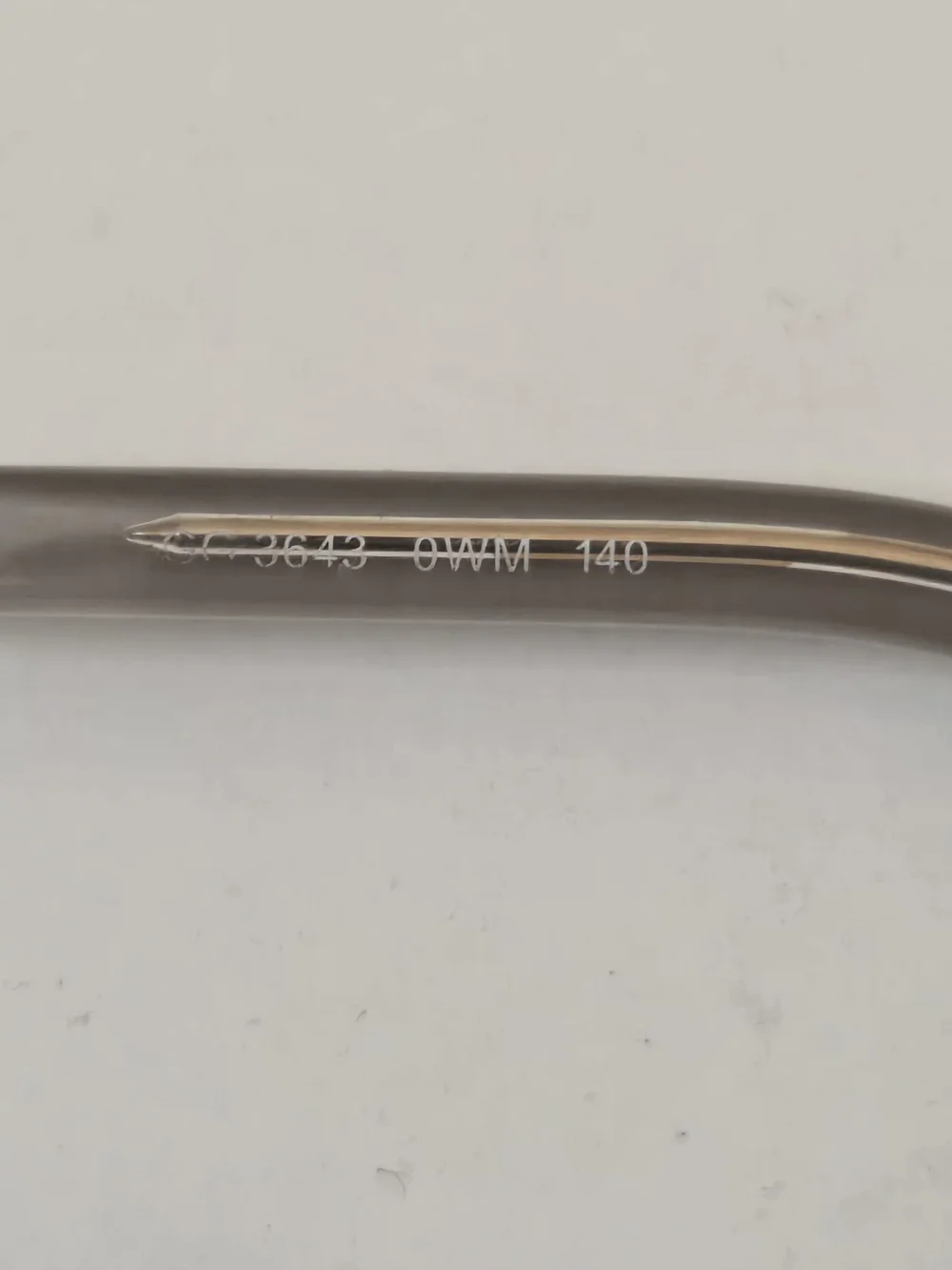 GUCCI GG3643 OWM 140 eyeglasses 52-14-140 Gloss black Taupe Frame only classic